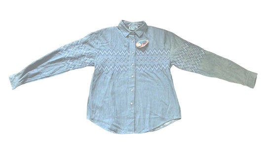 Vintage Southwest Canyon Unisex Long Sleeve Button Down RODEO Shirt Large