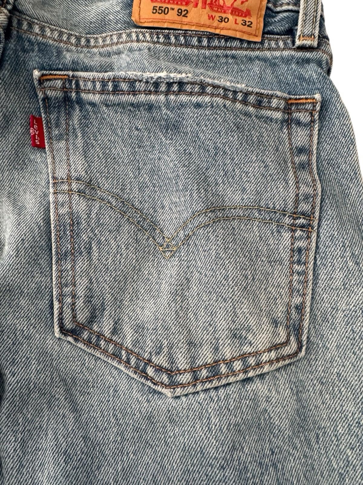 Levi's Waterless 550 92 Denim Jeans 30x32 Excellent
