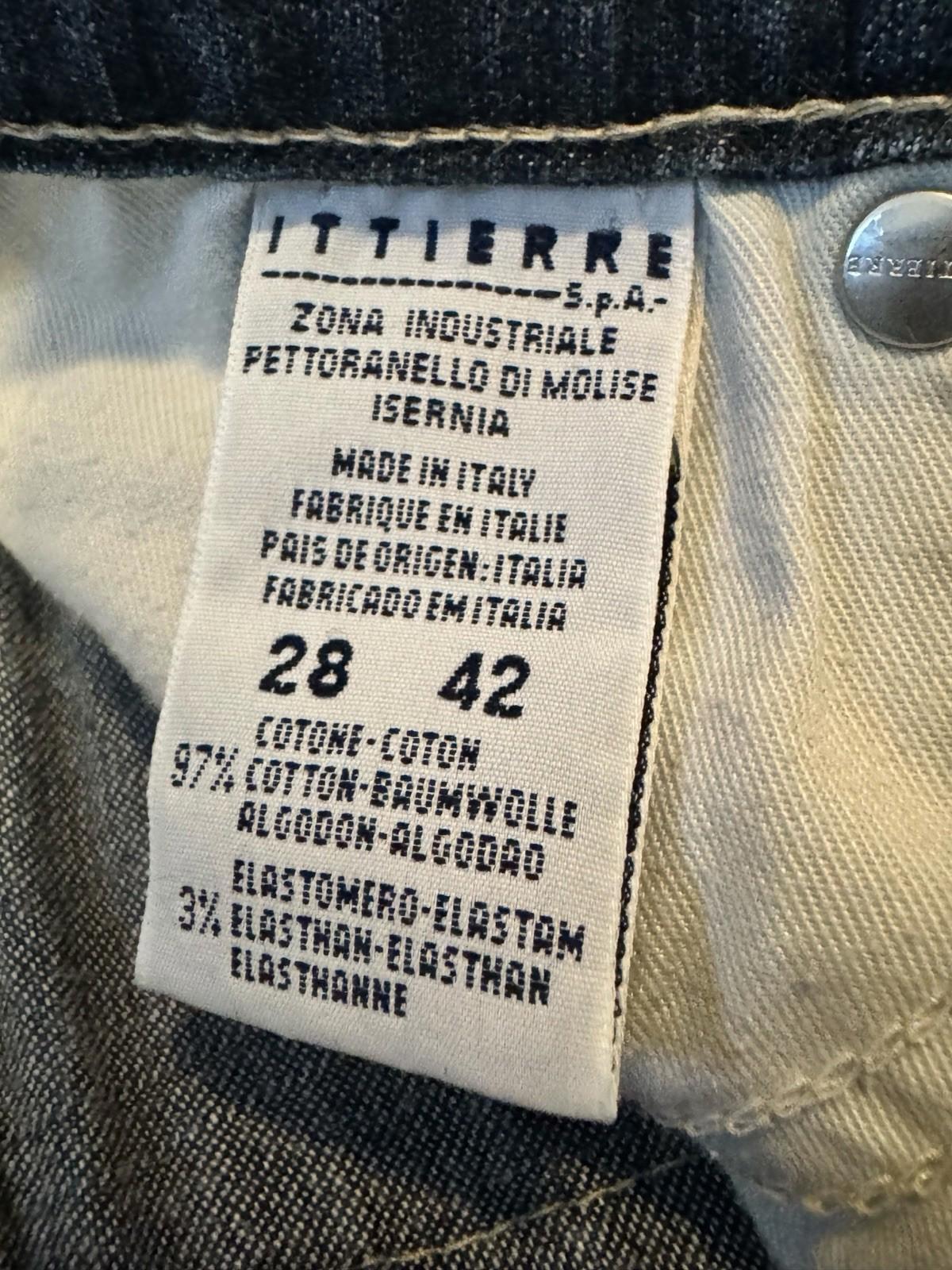 Italian Gianni Versace Jeans Couture Blue Cotton Denim Jeans Size 28 x 30 Italy