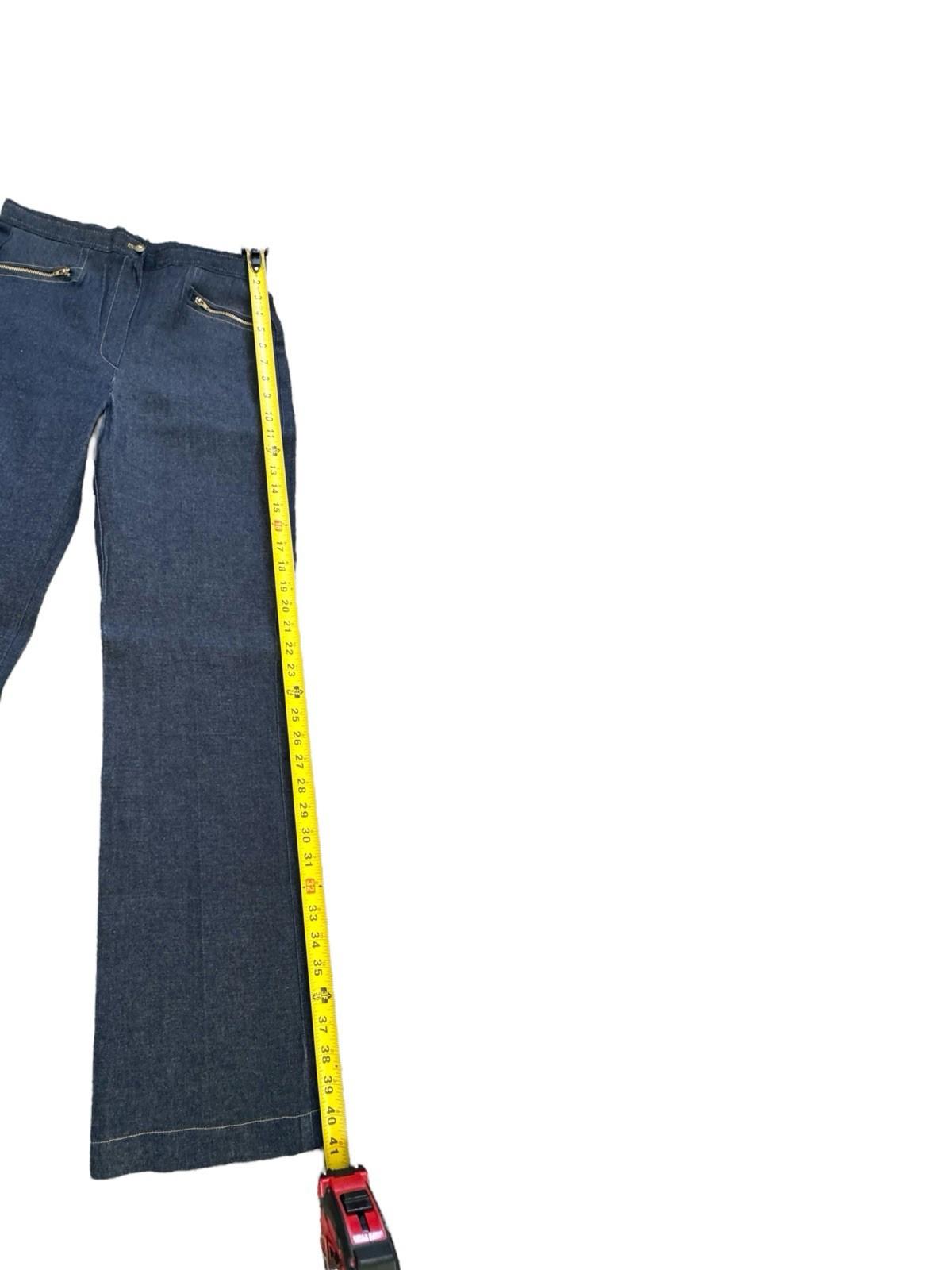 Rare Vintage BACI Stretch Jeans Dead Stock Size 8 Hippy 1970s Zipper Pockets