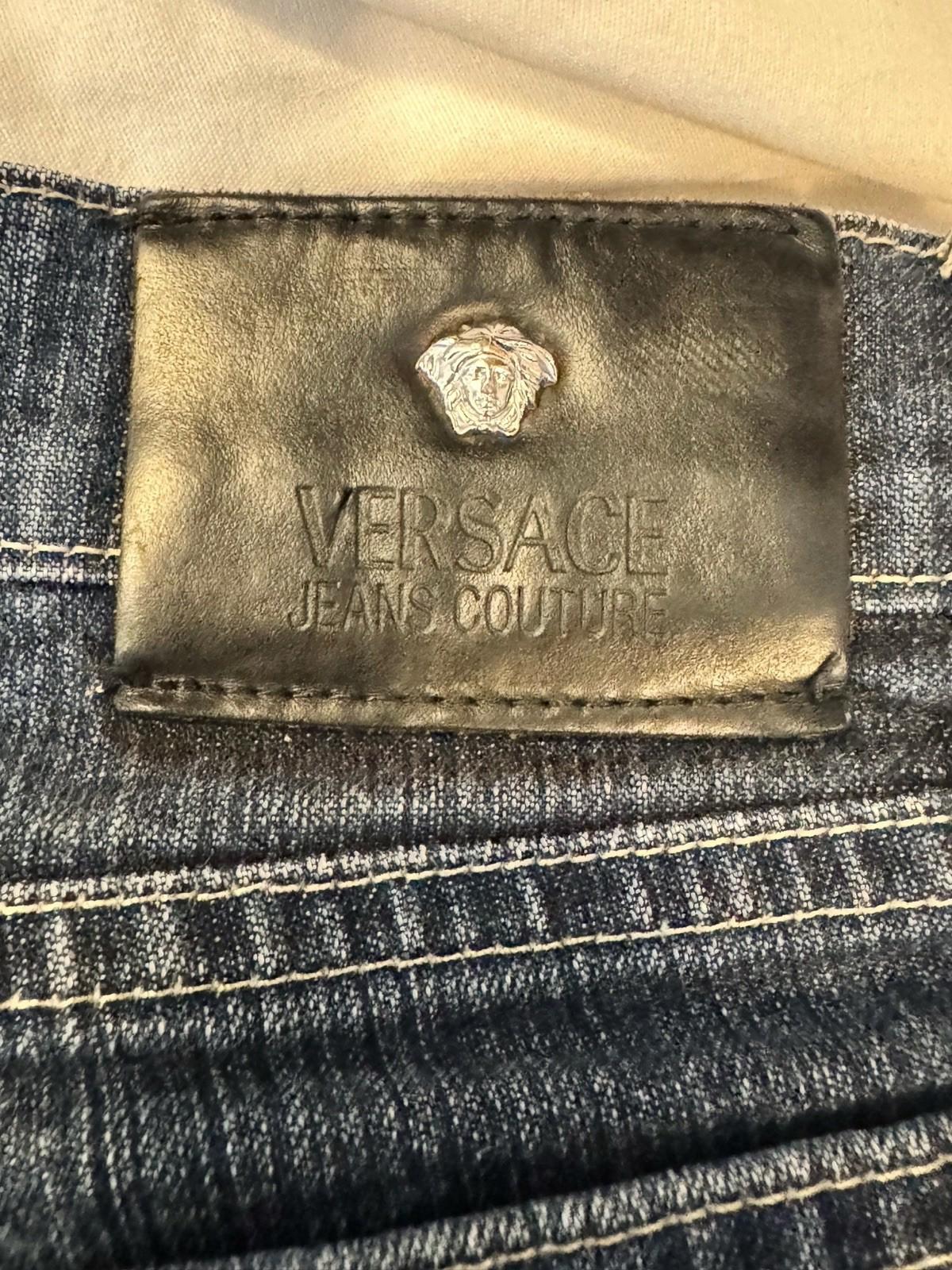 Italian Gianni Versace Jeans Couture Blue Cotton Denim Jeans Size 28 x 30 Italy