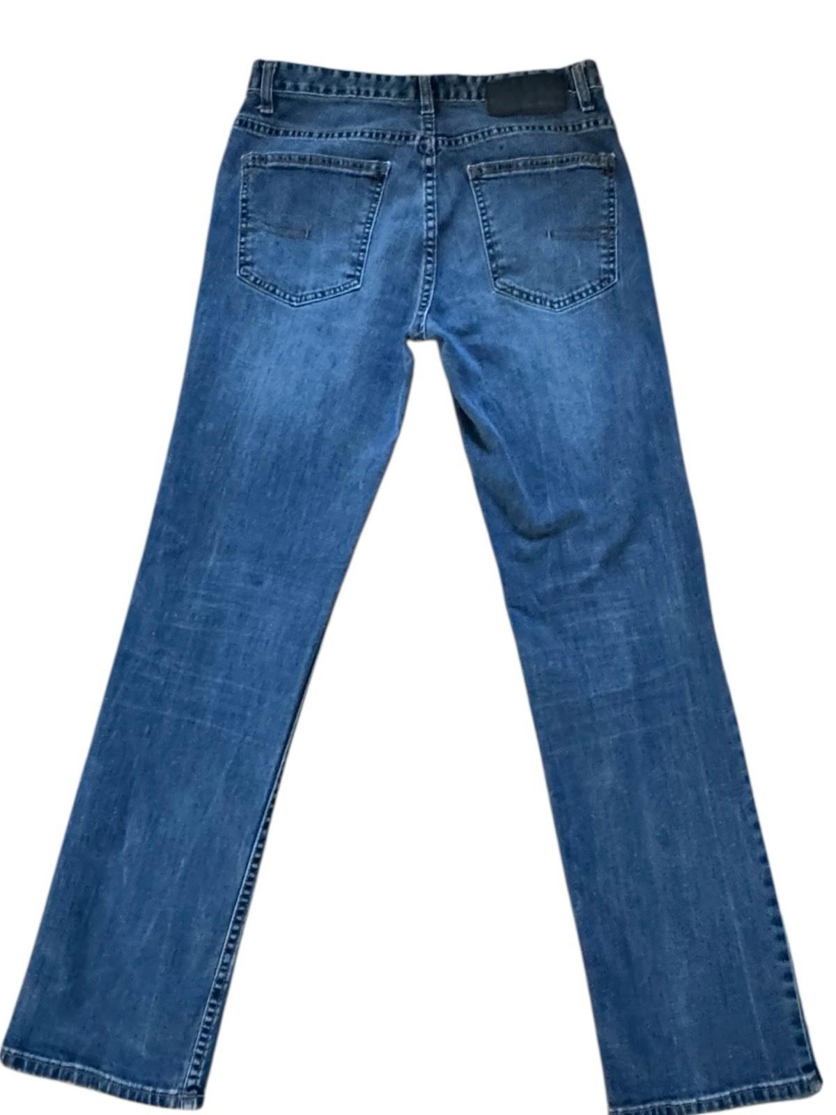 Calvin Klein Size 30X30 Mens Straight Cut Cotton Blue Denim Logo Jeans