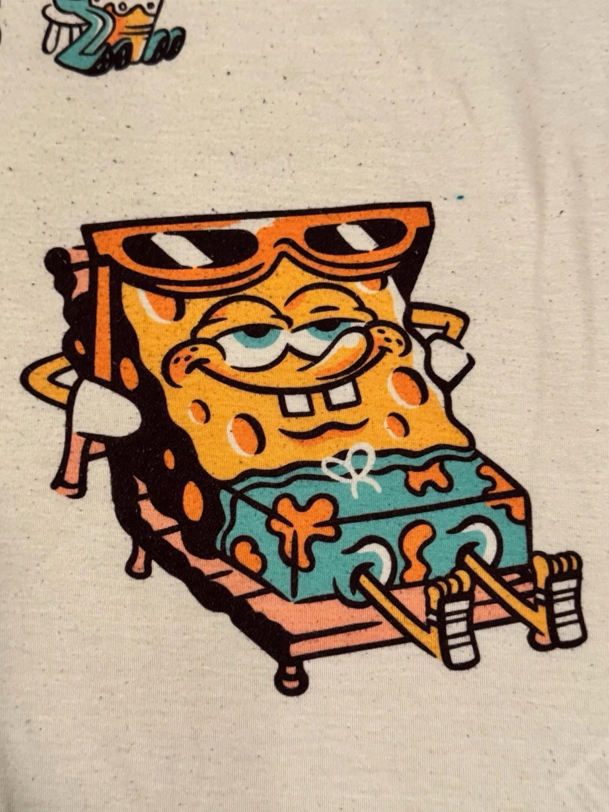 Spongebob TV Tshirt Graphic T-Shirt Tee Shirt YOUTH Large Women's Small