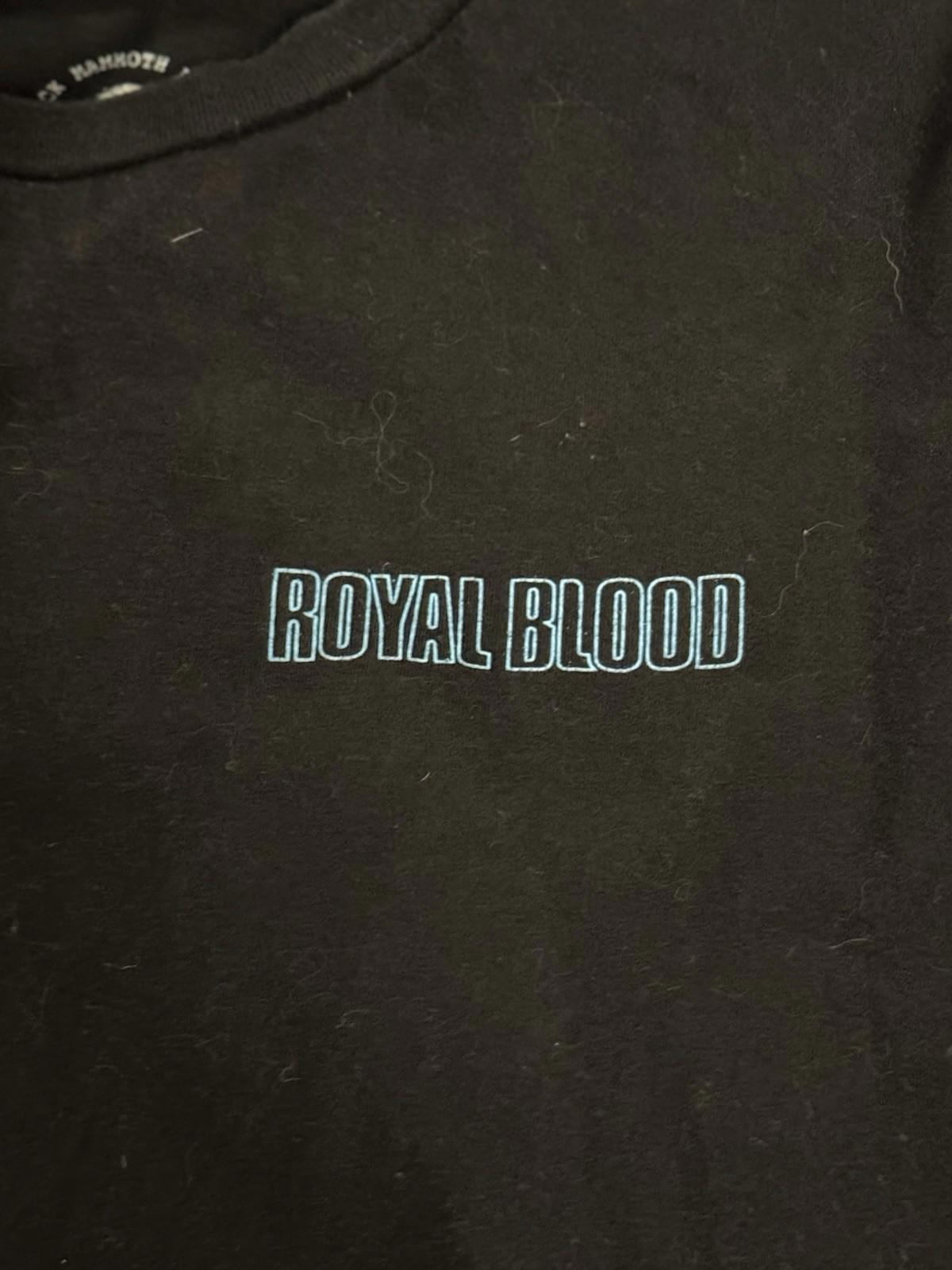 Royal Blood Black Mammoth Records Long Sleeve Tshirt Tee Shirt Size Medium