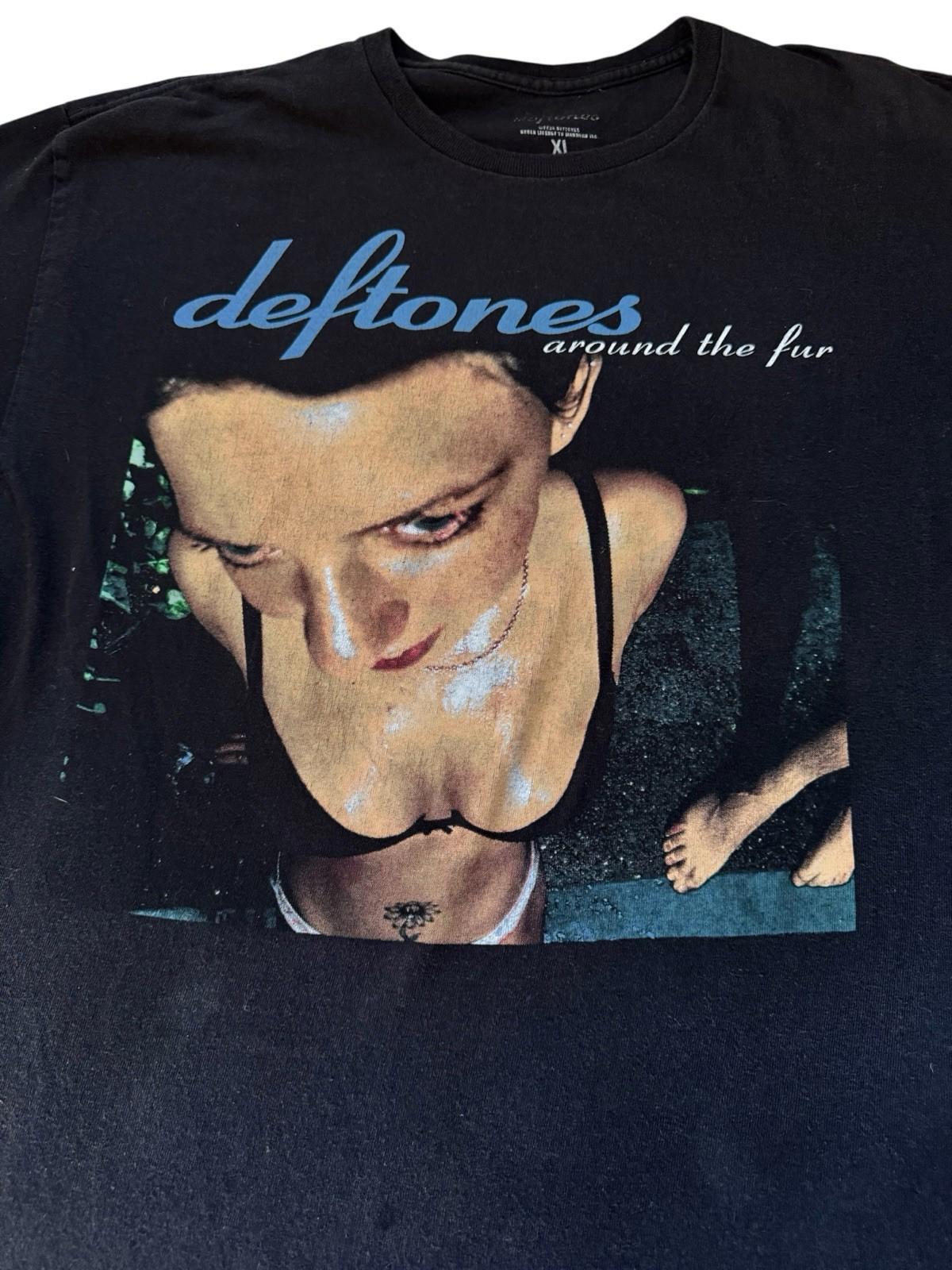 Deftones Around The Fur Boot Band T Shirt Smashing Pumpkins XL
