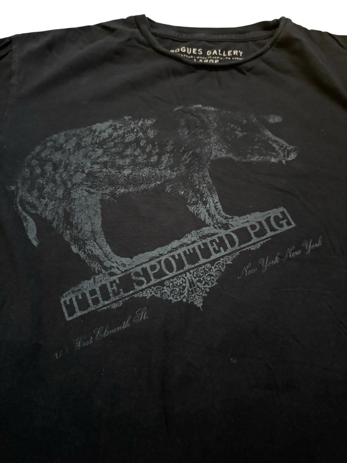 Rogue Gallery The Spotted Pig New York Cotton T-Shirt Size Large