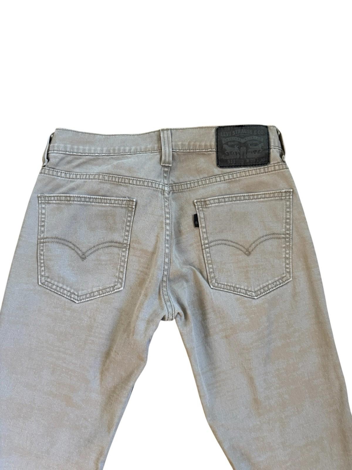 Levis 511 Grey Fatigue Jeans Size 29x30 Denim