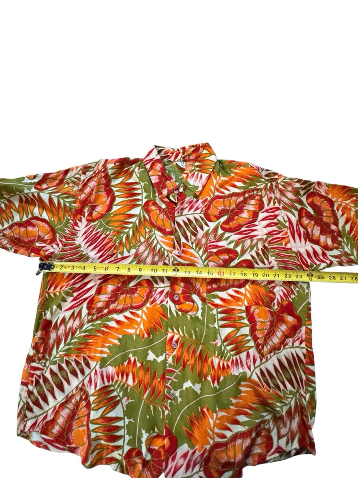 Fabulous Vintage Hawaiian Rayon Shirt Made In Indonesia Men's XL