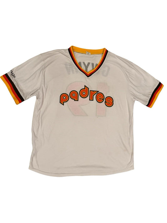 Vintage MLB San Diego Padres Stadium Souvenir Jersey T-Shirt Tony Gwynn #19 XL