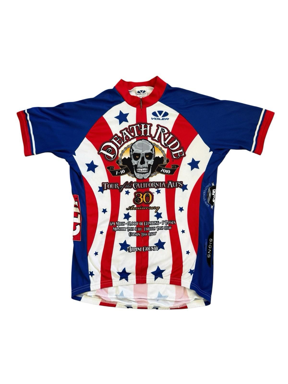 Voler California Death Ride 30 Anniversary Cycling Biking Shirt Raglan Jersey