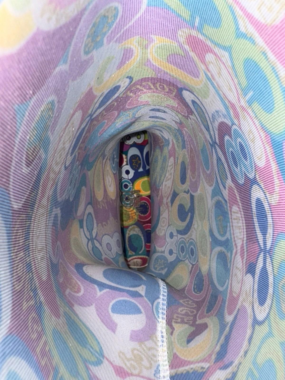 Coach Limited Edition Poppy Graffiti Colorful Rain Boots Size 7