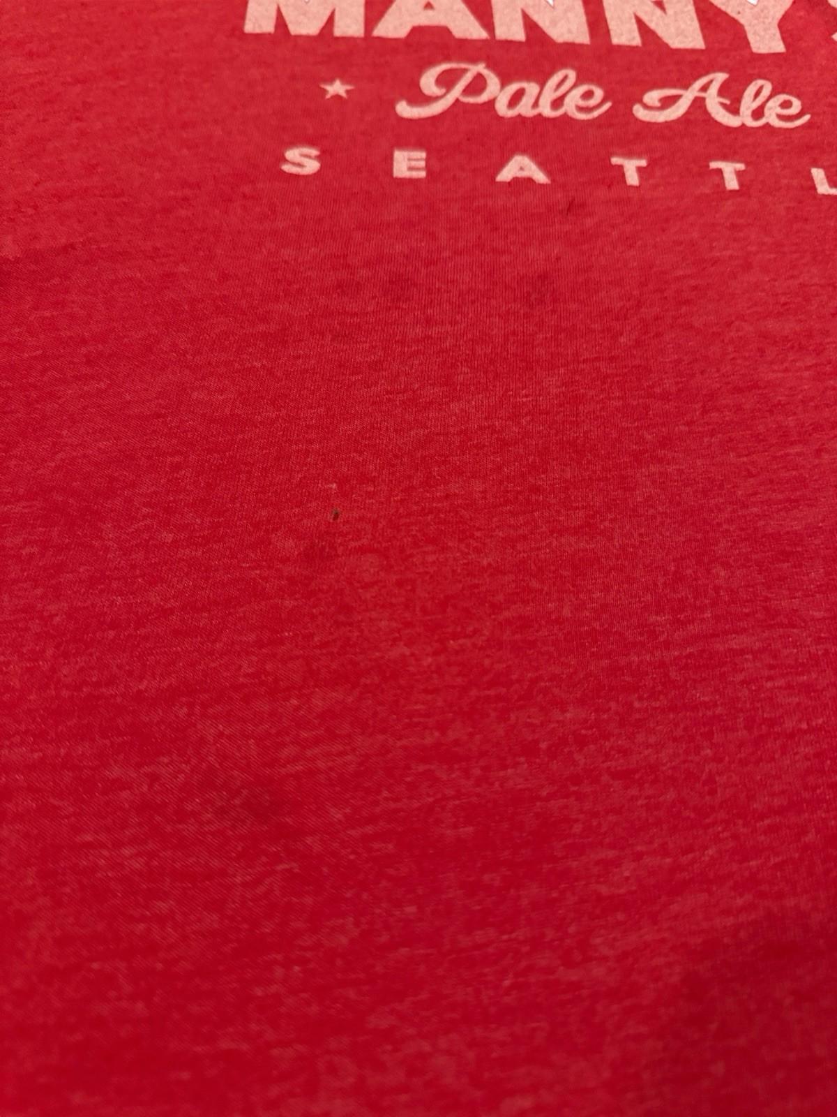 Georgetown Brewing Manny's Pale Ale Seattle Washington T-Shirt Size Large
