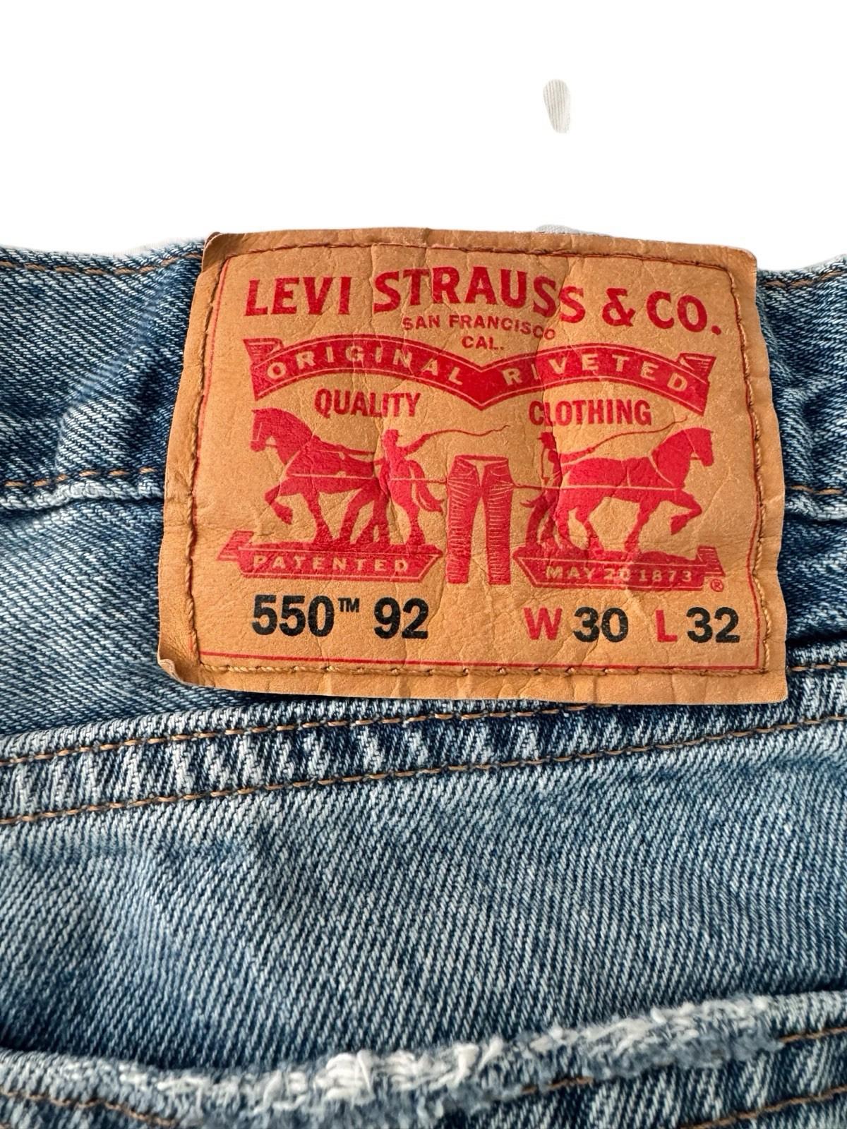 Levi's Waterless 550 92 Denim Jeans 30x32 Excellent