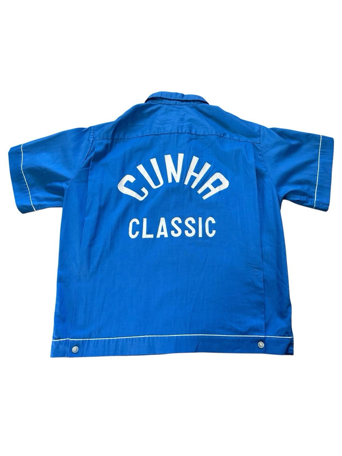 Vintage Hilton Bowling Shirt CUNHA CLASSIC AJBC Coach Patch California Medium