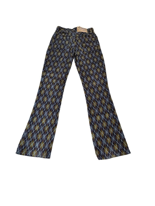 Vintage Y2K MUDD Corduroy Jeans 1970s Fashion Hippy Hippie Look Size 7