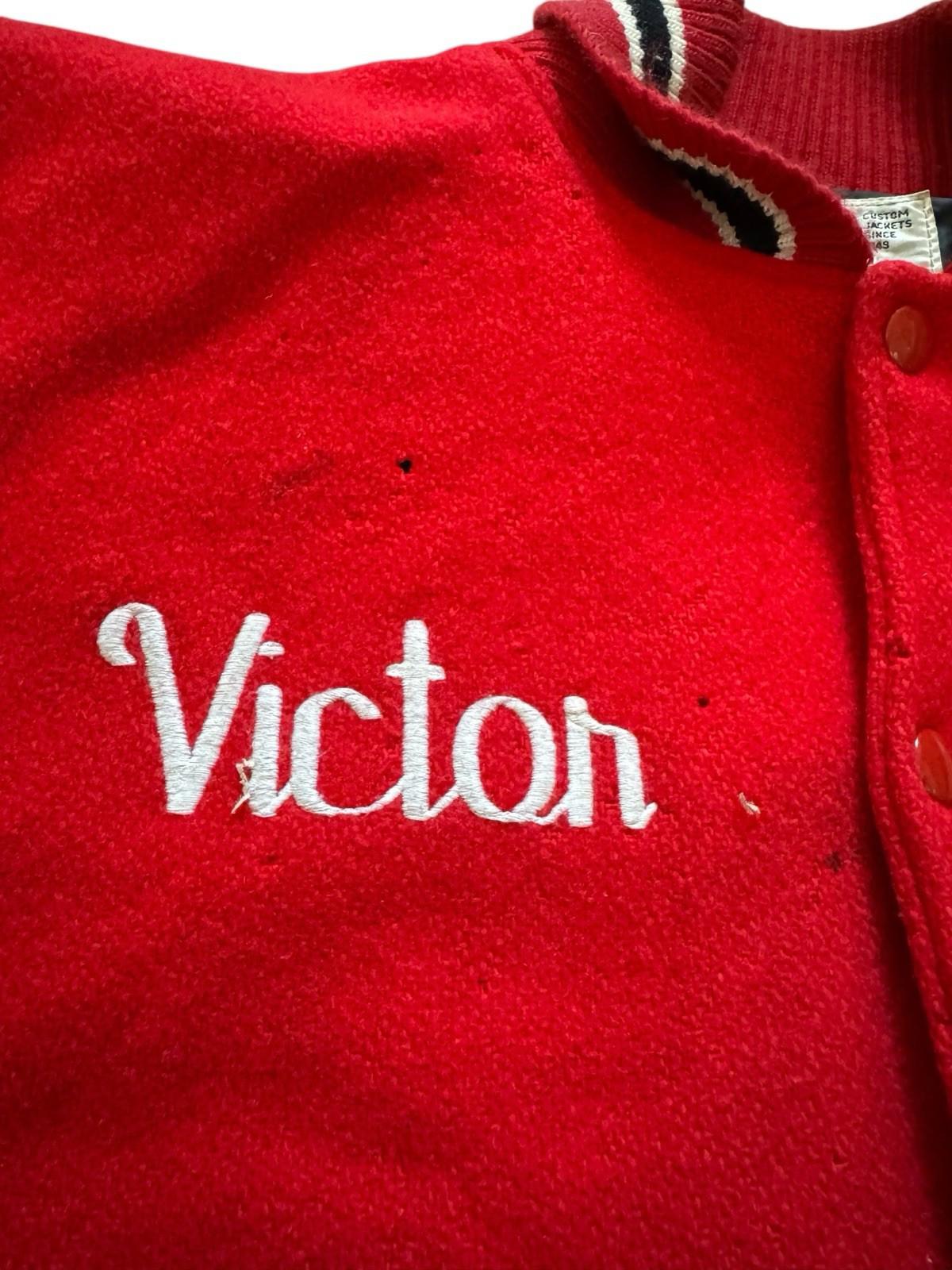Vintage 1989 Cal Poly Wrestling Football Varsity Jacket Victor Delgadillo 44