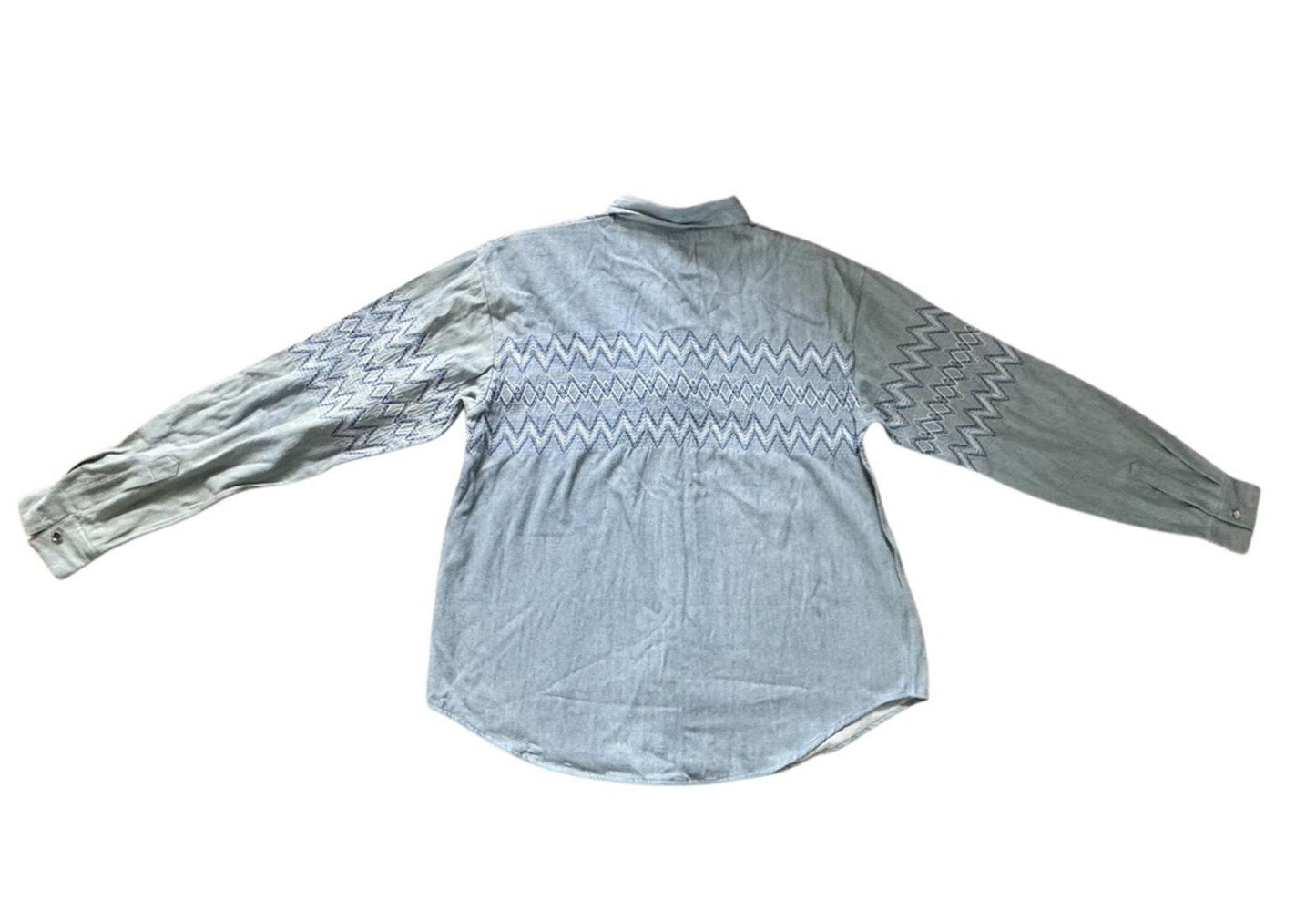 Vintage Southwest Canyon Unisex Long Sleeve Button Down RODEO Shirt Large
