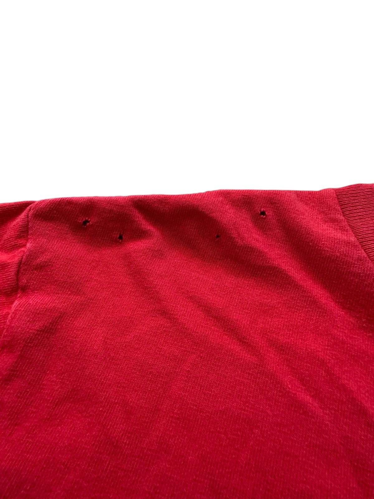 Vintage Lee Ohio State University College Jersey T-Shirt Red Size Large 14/16