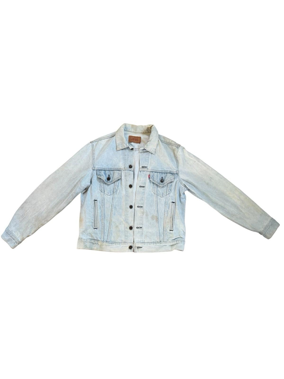 Vintage 1970s Levi's Faded Denim Jacket 70506-0211 Size Large MADE IN USA