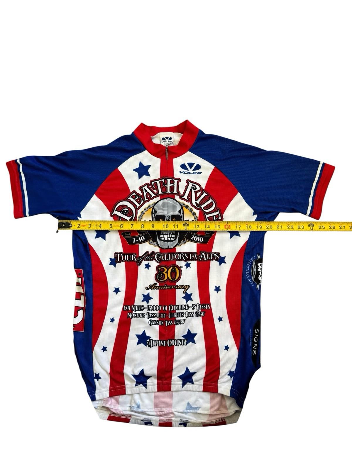 Voler California Death Ride 30 Anniversary Cycling Biking Shirt Raglan Jersey