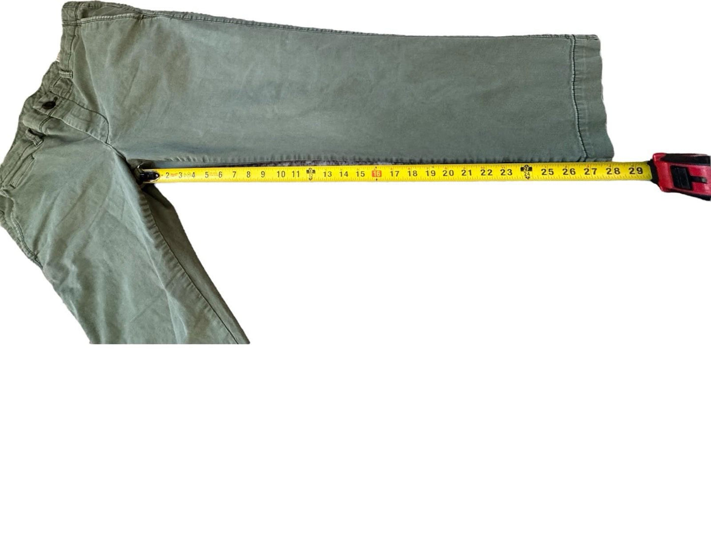 Vintage GAP KHAKIS Slim Y2K Army Green Chino Pants Mens 34 x 30