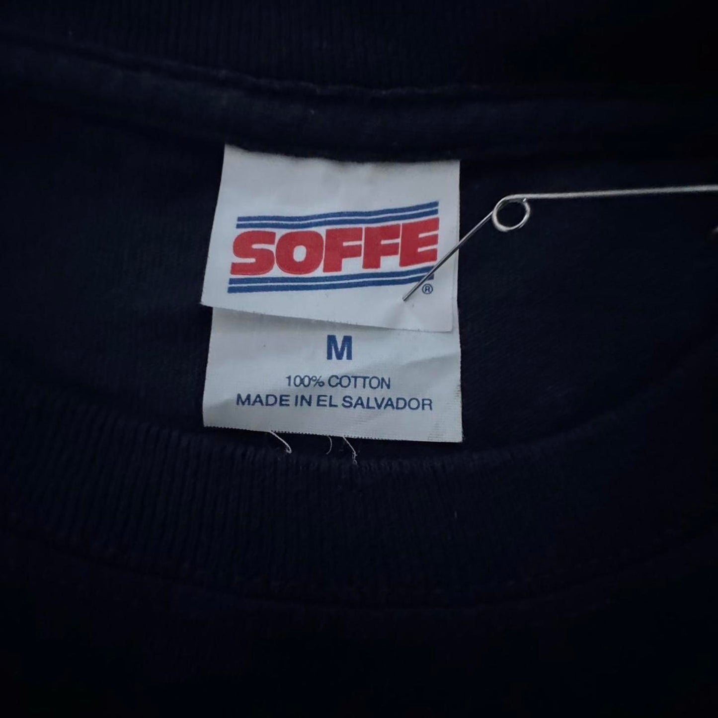 Soffe Men's Navy and Blue Tshirt