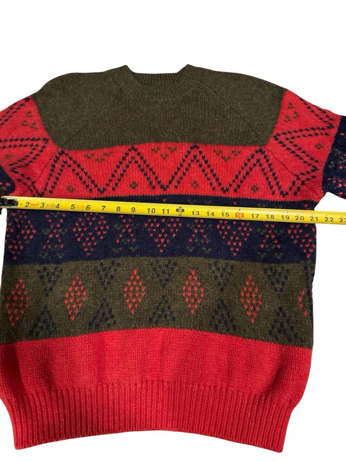Vintage Men's or Women's Unisex Benetton Sweater 100% Wool Made in Italy