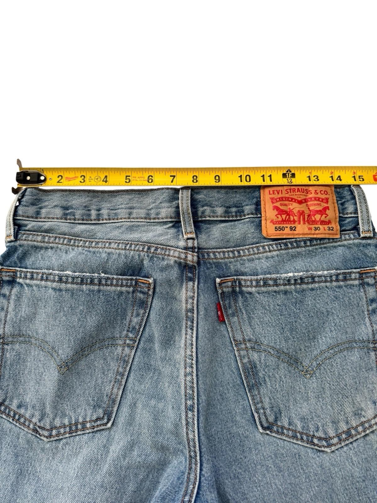 Levi's Waterless 550 92 Denim Jeans 30x32 Excellent