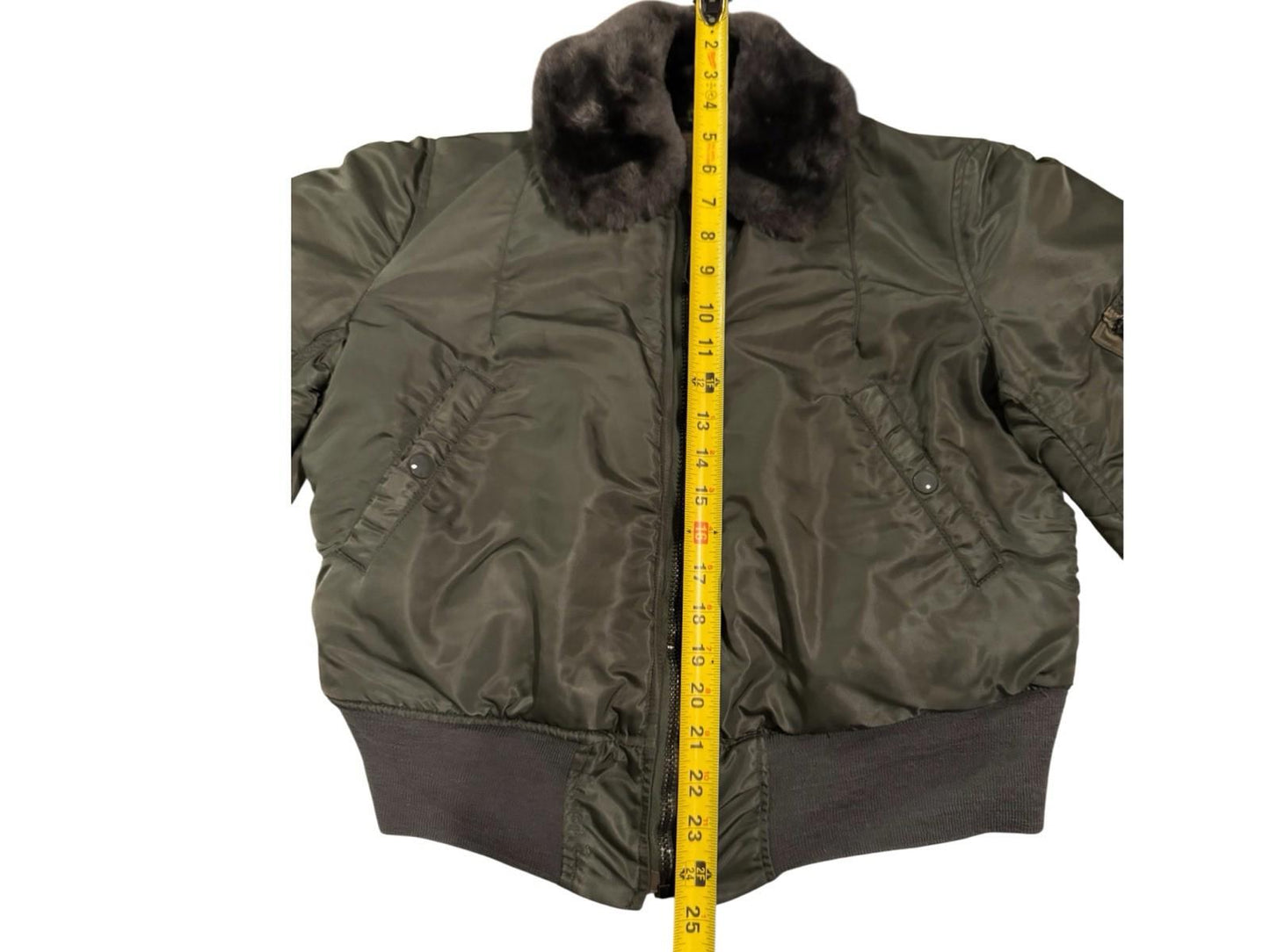 1970s Vietnam Women's Military Flight B-17B Nylon Bomber Jacket Scovill Medium