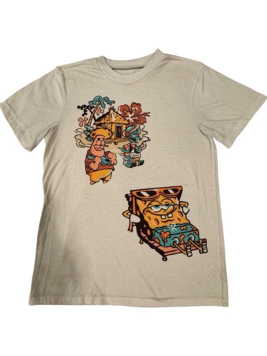 Spongebob TV Tshirt Graphic T-Shirt Tee Shirt YOUTH Large Women's Small