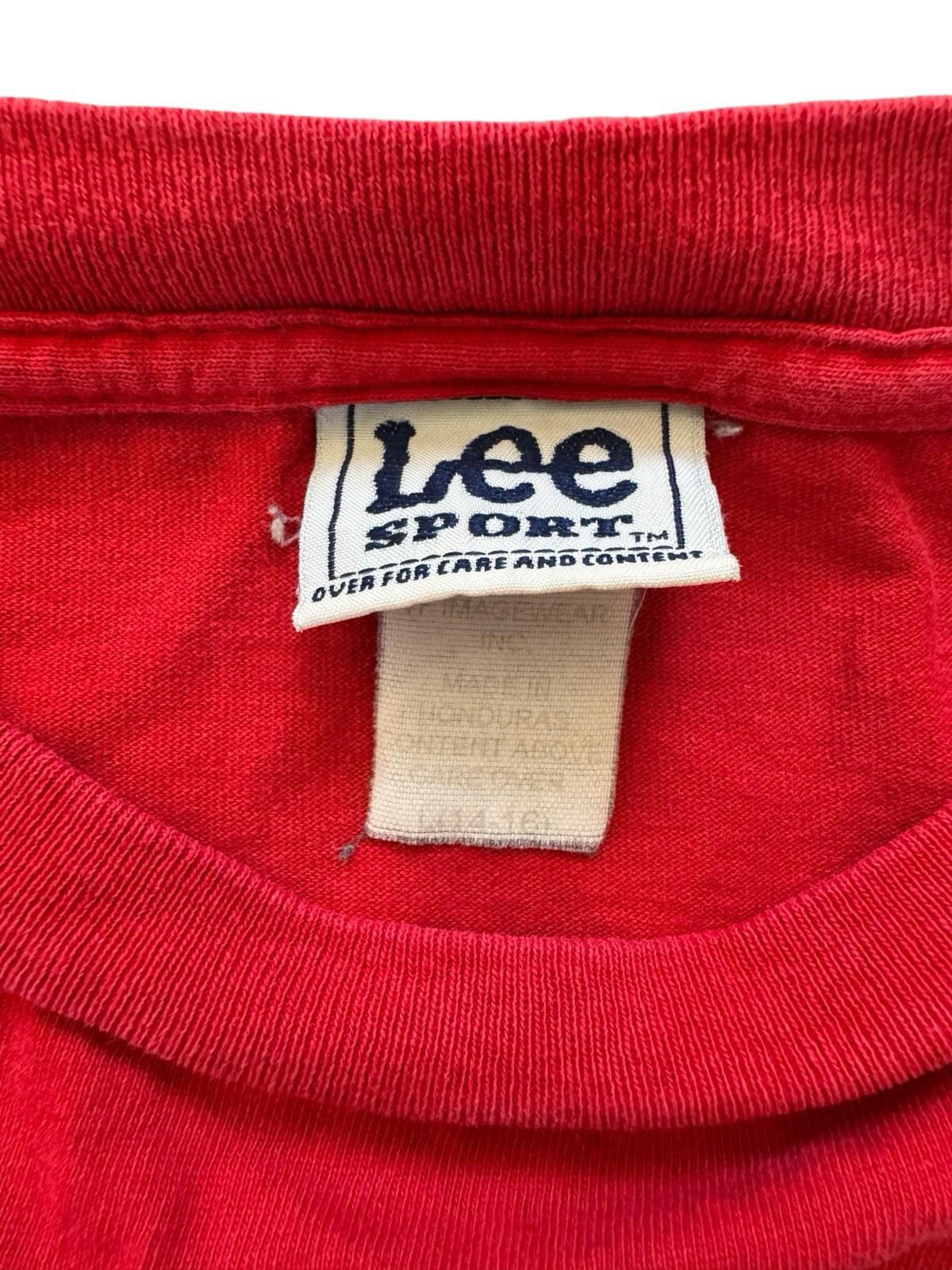 Vintage Lee Ohio State University College Jersey T-Shirt Red Size Large 14/16