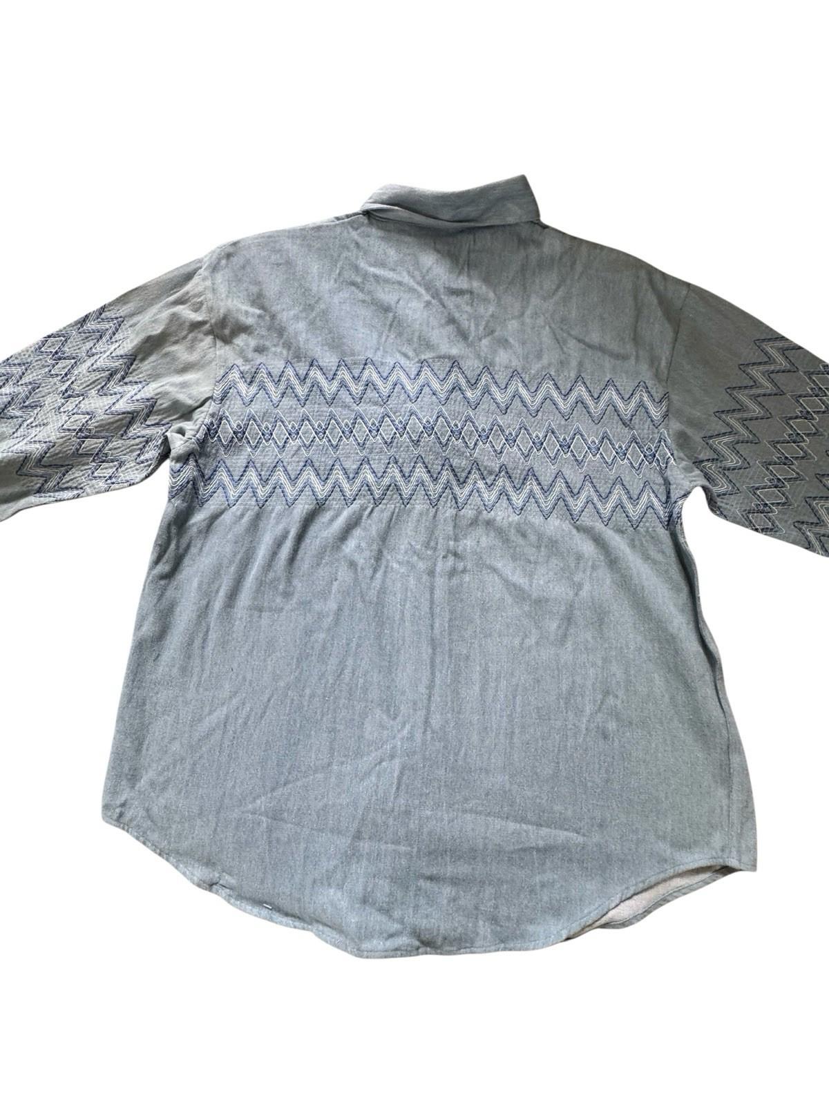 Vintage Southwest Canyon Unisex Long Sleeve Button Down RODEO Shirt Large