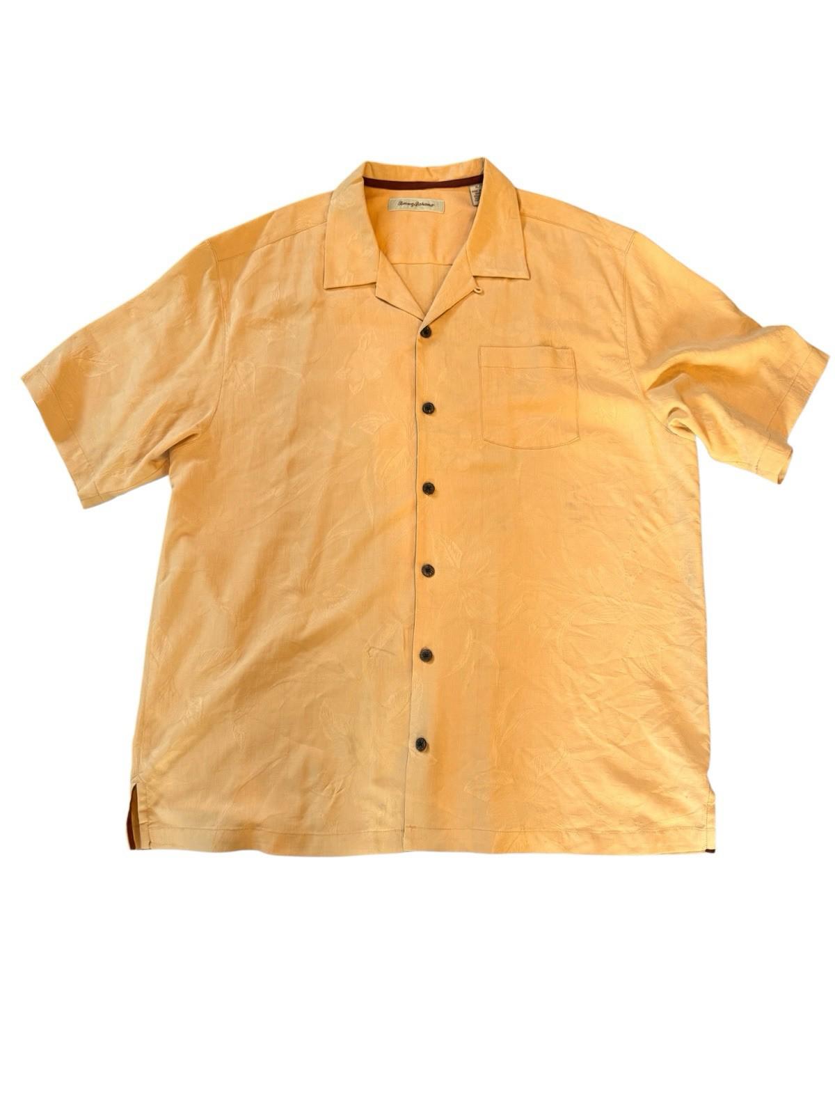 Tommy Bahama 100% Silk Incredible Hawaiian Aloha Mens Button Down Shirt XL