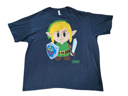 Zuni Licensed Nintendo ZELDA LINK T-Shirt Unisex Size 2XL