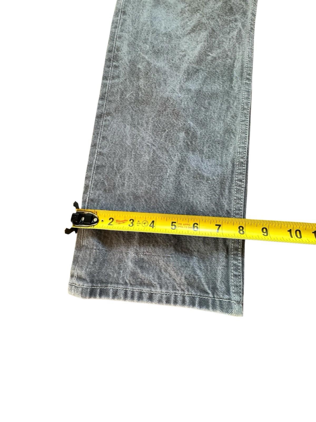 Vintage Mens Levis 501 Button Jeans Fly 34 x 32 Grey Near Perfect