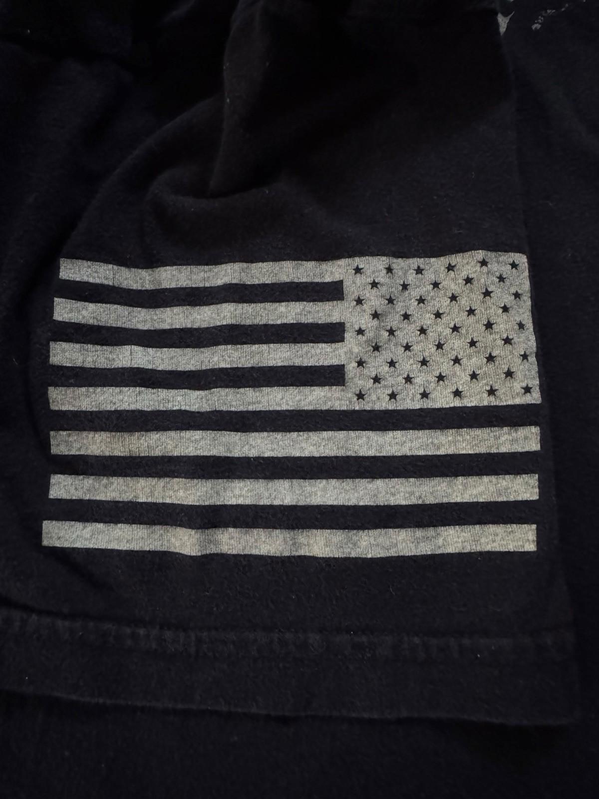 Grunt Style T Shirt Mens Medium Flag This We’ll Defend Cotton Short Sleeve