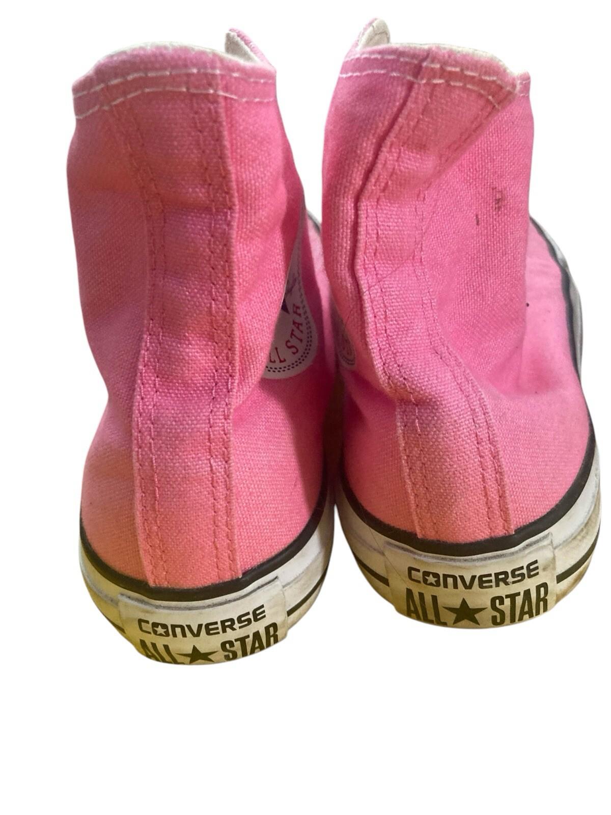 THREE Pairs of Converse Sneakers Chuck Taylor Kicks Womens Size 7 Pink Blue Grey