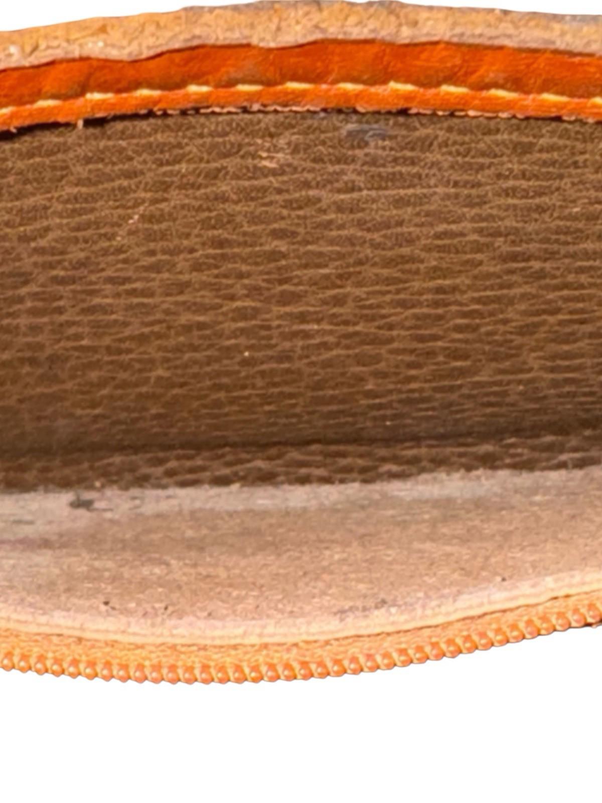 True Vintage Dooney And Bourke Brown Leather Satchel Handbag Pocketbook Bag