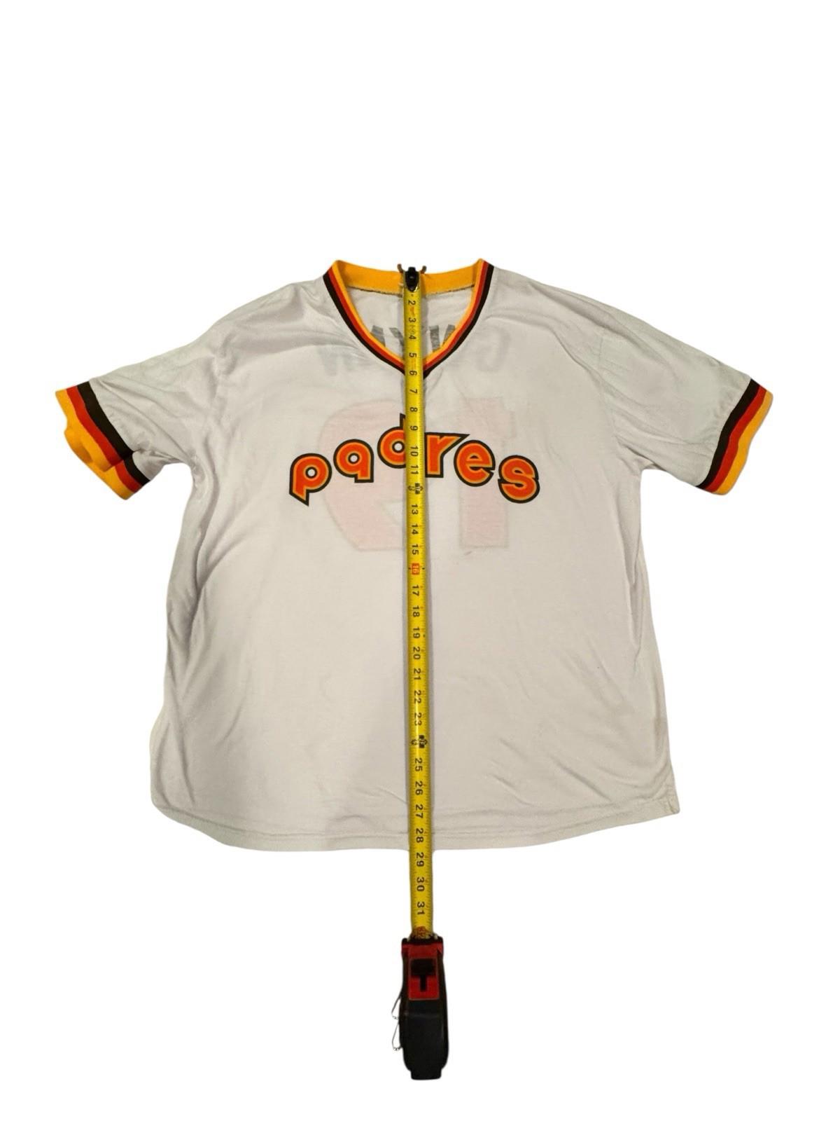 Vintage MLB San Diego Padres Stadium Souvenir Jersey T-Shirt Tony Gwynn #19 XL
