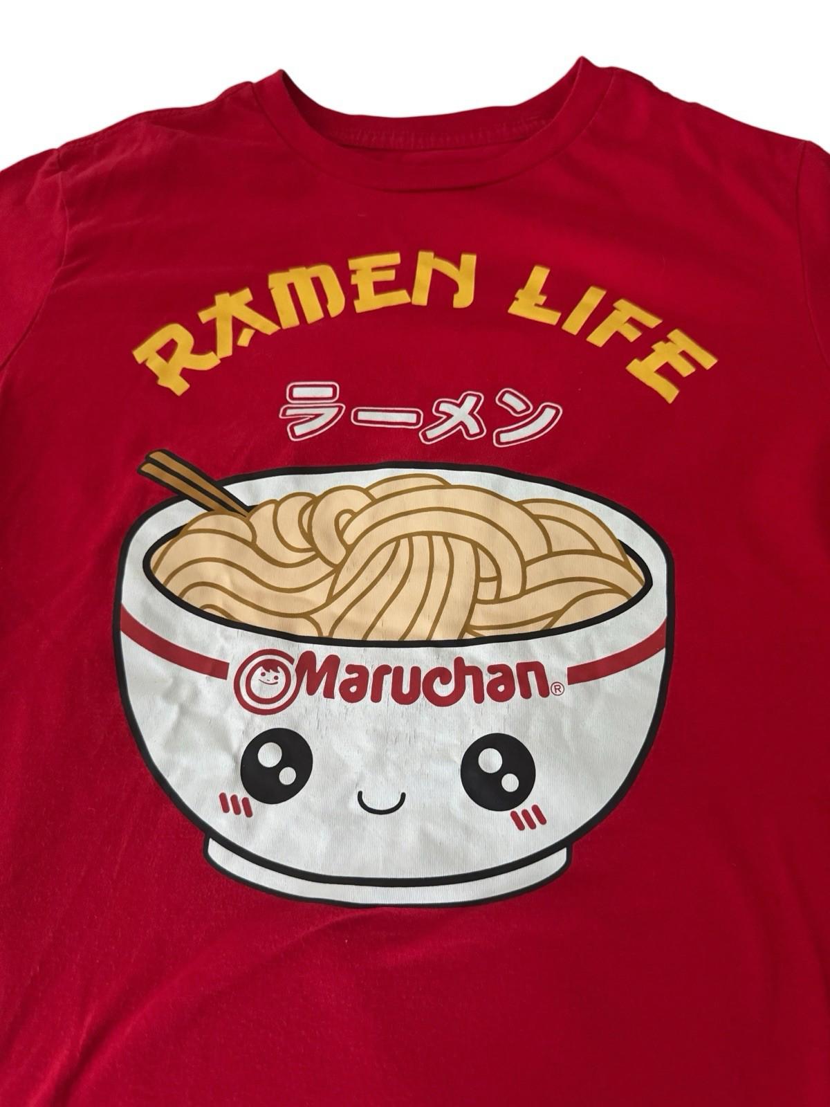 Maruchan Instant Lunch Shirt Youth Small Red Ramen Noodle Soup Graphic Tee